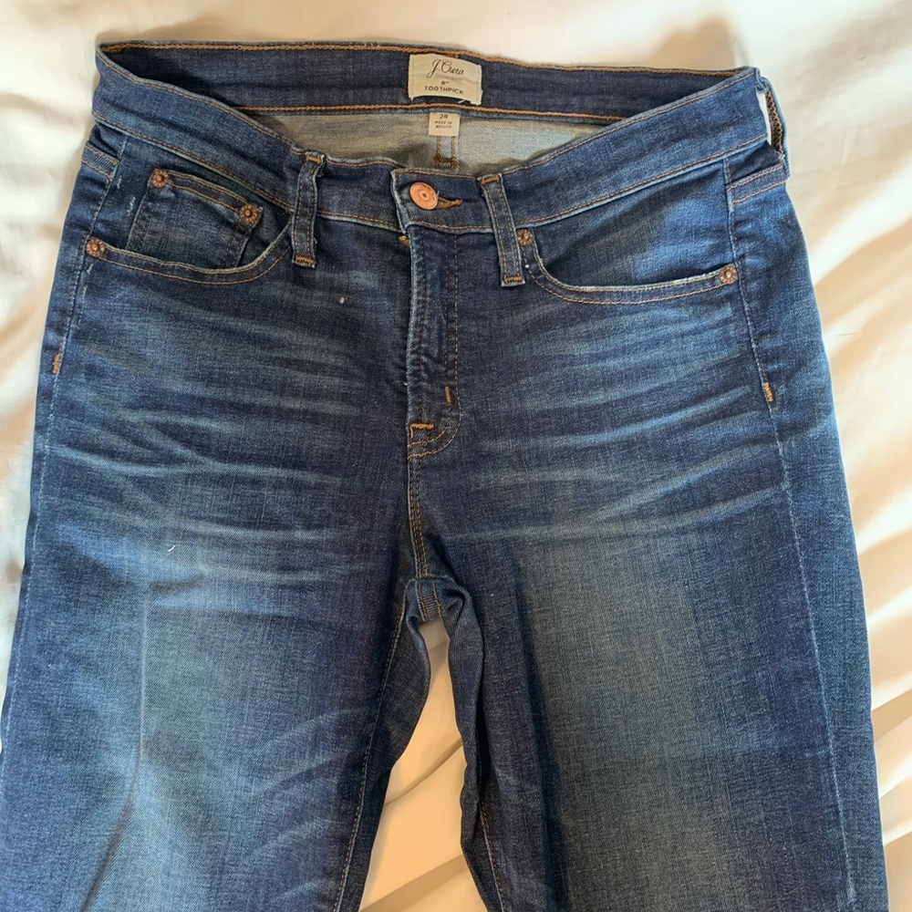 JCREW 8” Toothpick Jeans